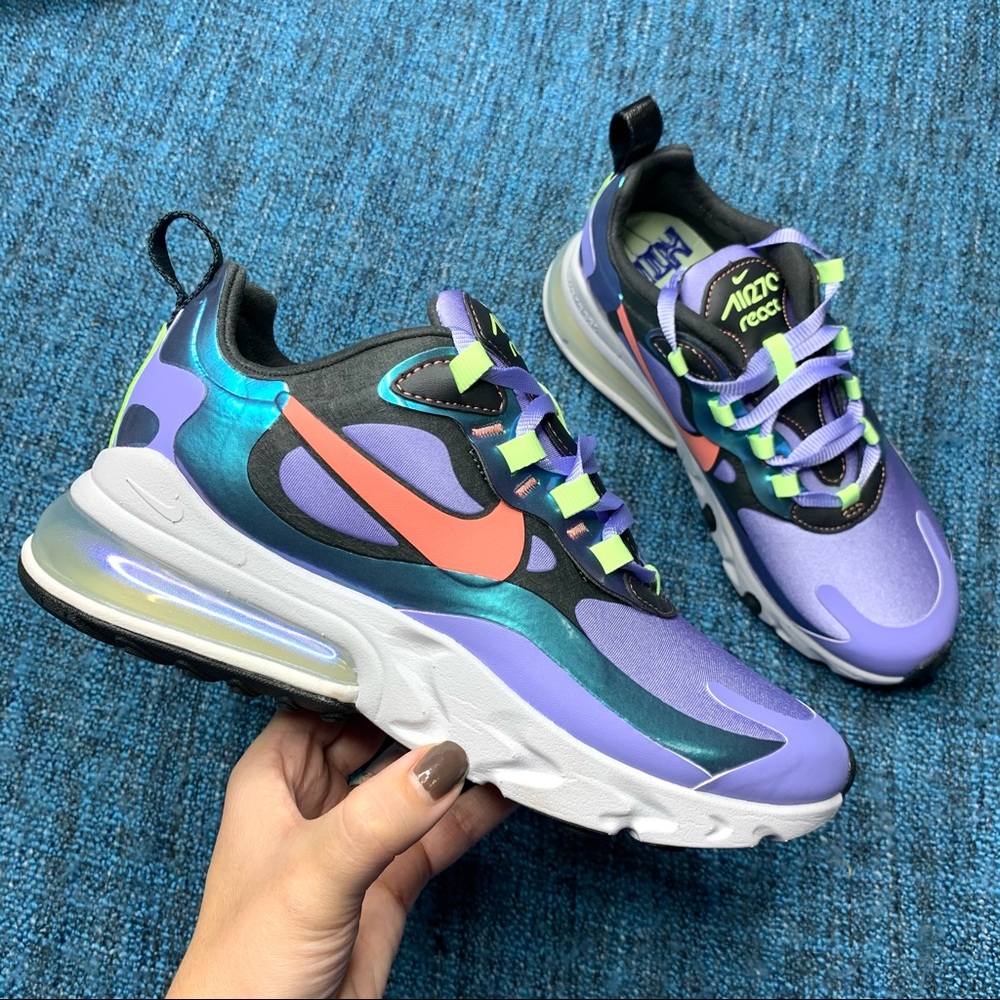 NWOT Nike Air Max 270 React Sneakers Dark Smoke